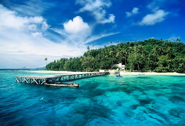 Di Pulau  Guraici kamu Bisa  Menyelam Bersama Ikan Pari Loh 